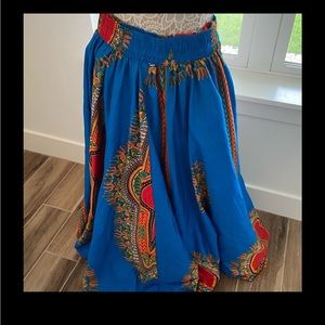 African Print Maxi Skirt size - medium/ large
